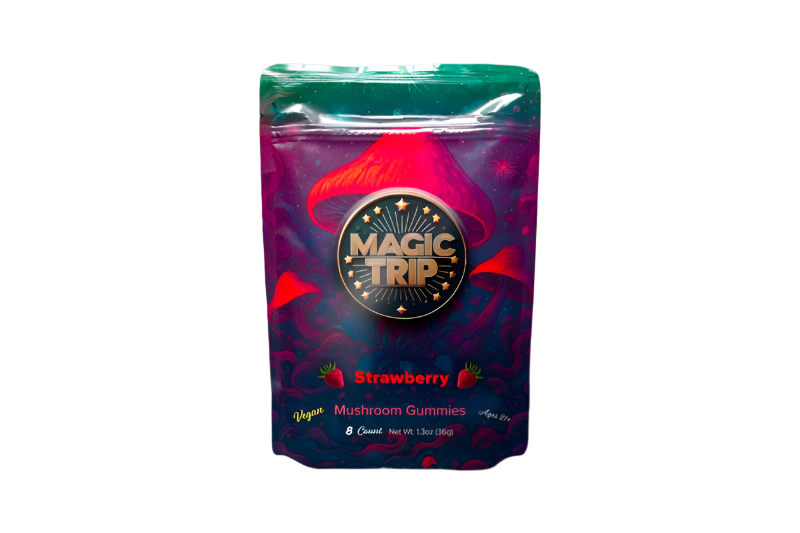 Magic Trip Strawberry Vegan Mushroom Gummies